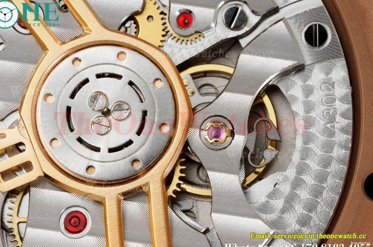 RG 15500 A4302 Mod ZF Oak Dial 41mm Black Royal RG V2 0304